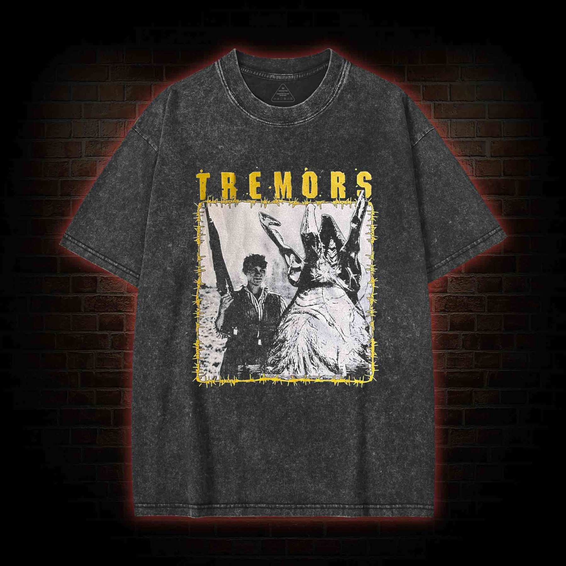 Swiss Cheese and Bullets Washed T-shirt