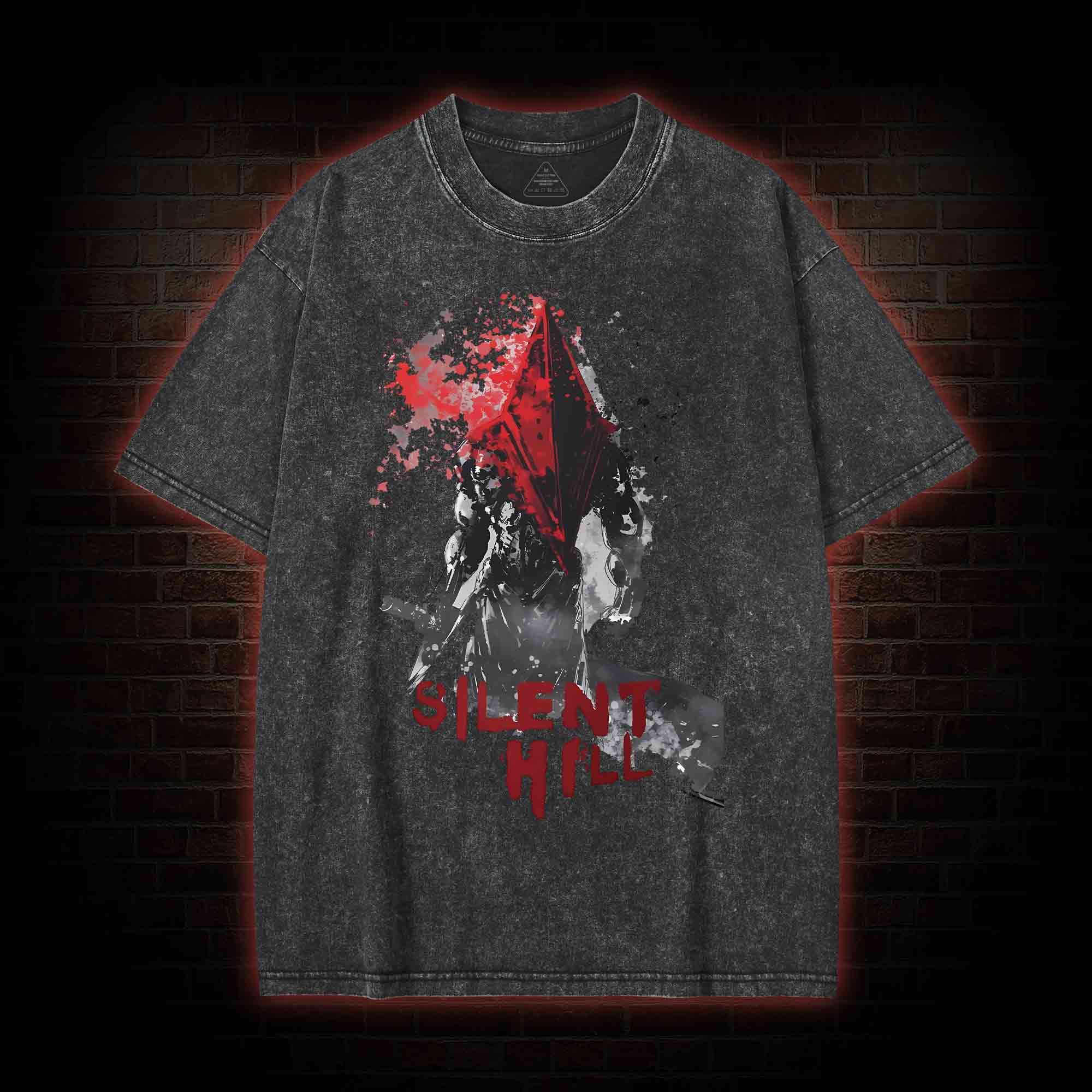 Red Pyramid Thing Washed T-shirt