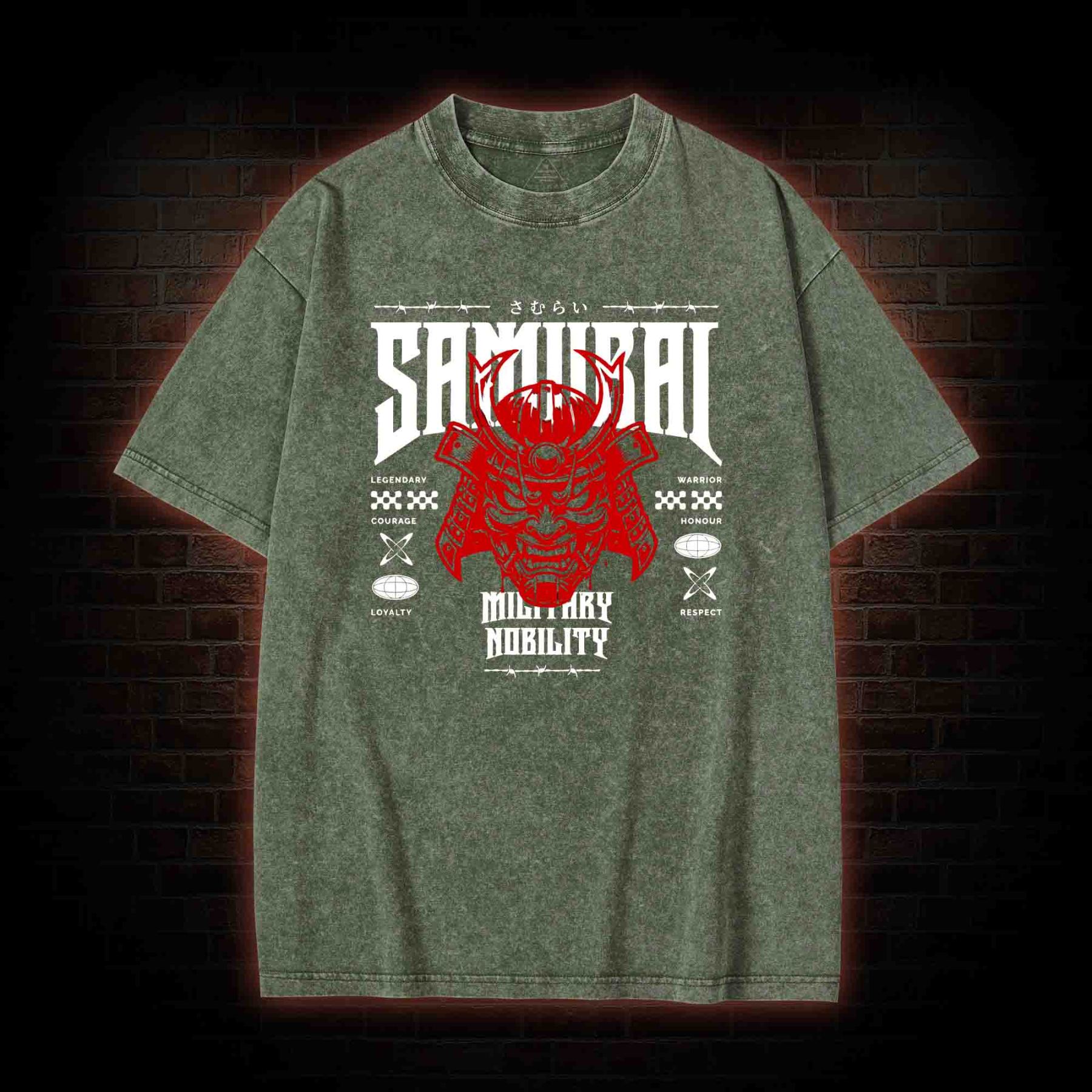 Samurai Washed T-shirt