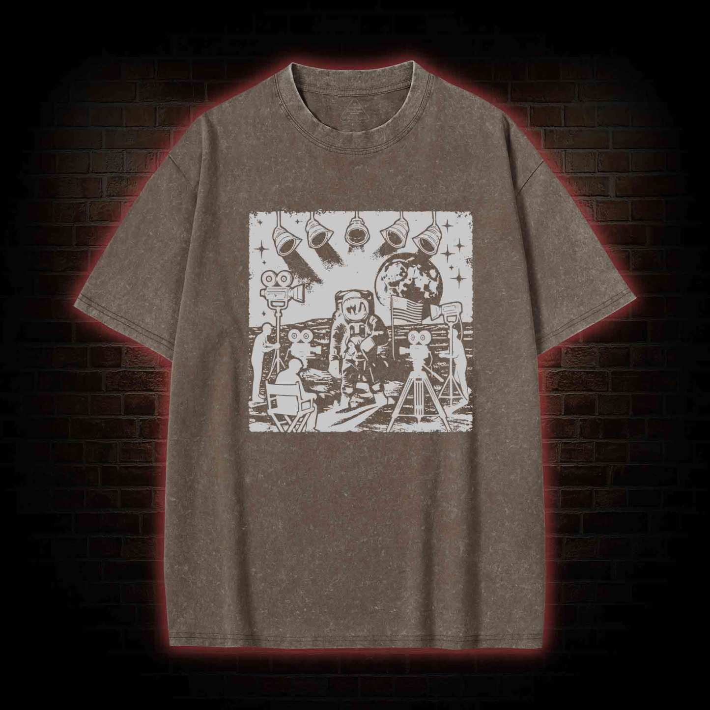 Moon Landing Washed T-shirt