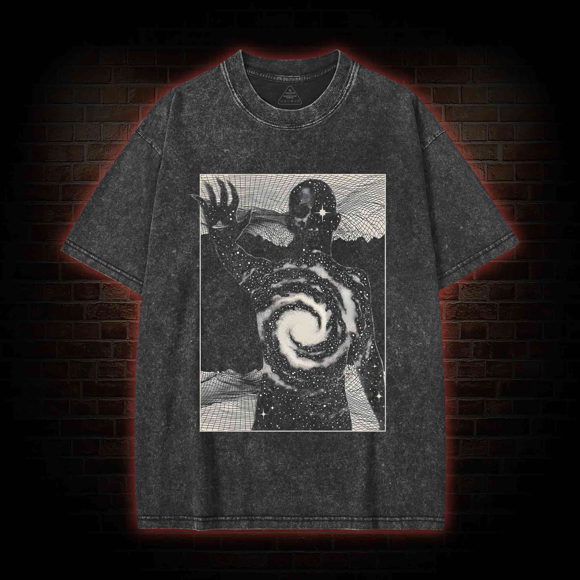 Cosmic Skeleton Washed T-shirt