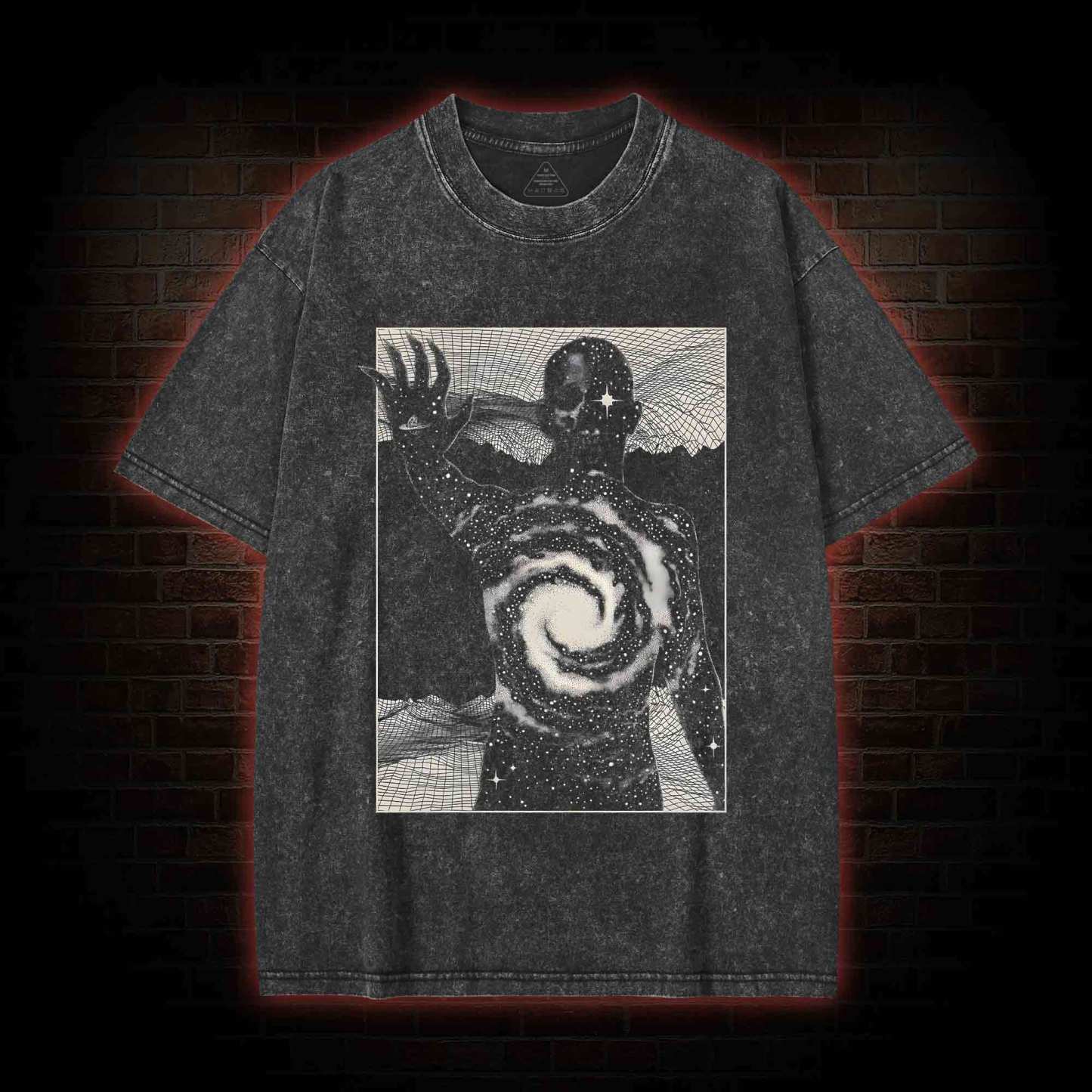 Cosmic Skeleton Washed T-shirt