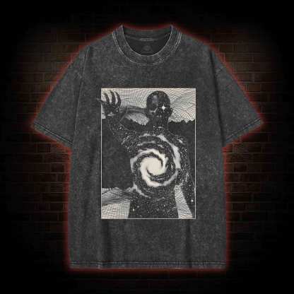Cosmic Skeleton Washed T-shirt