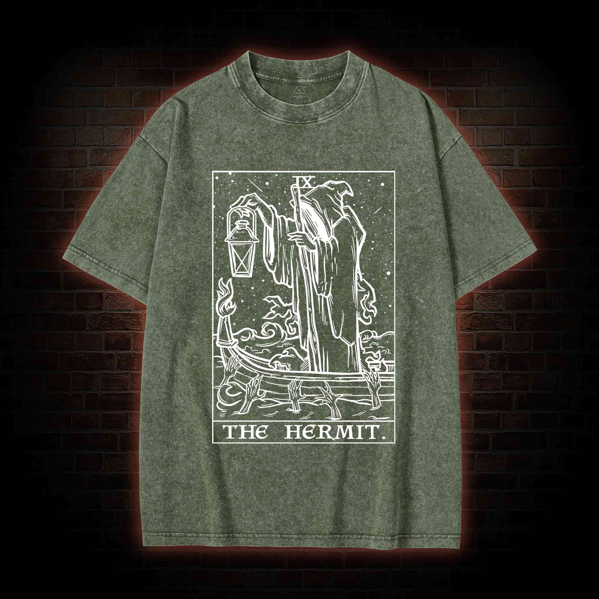 The Hermit  Washed T-shirt