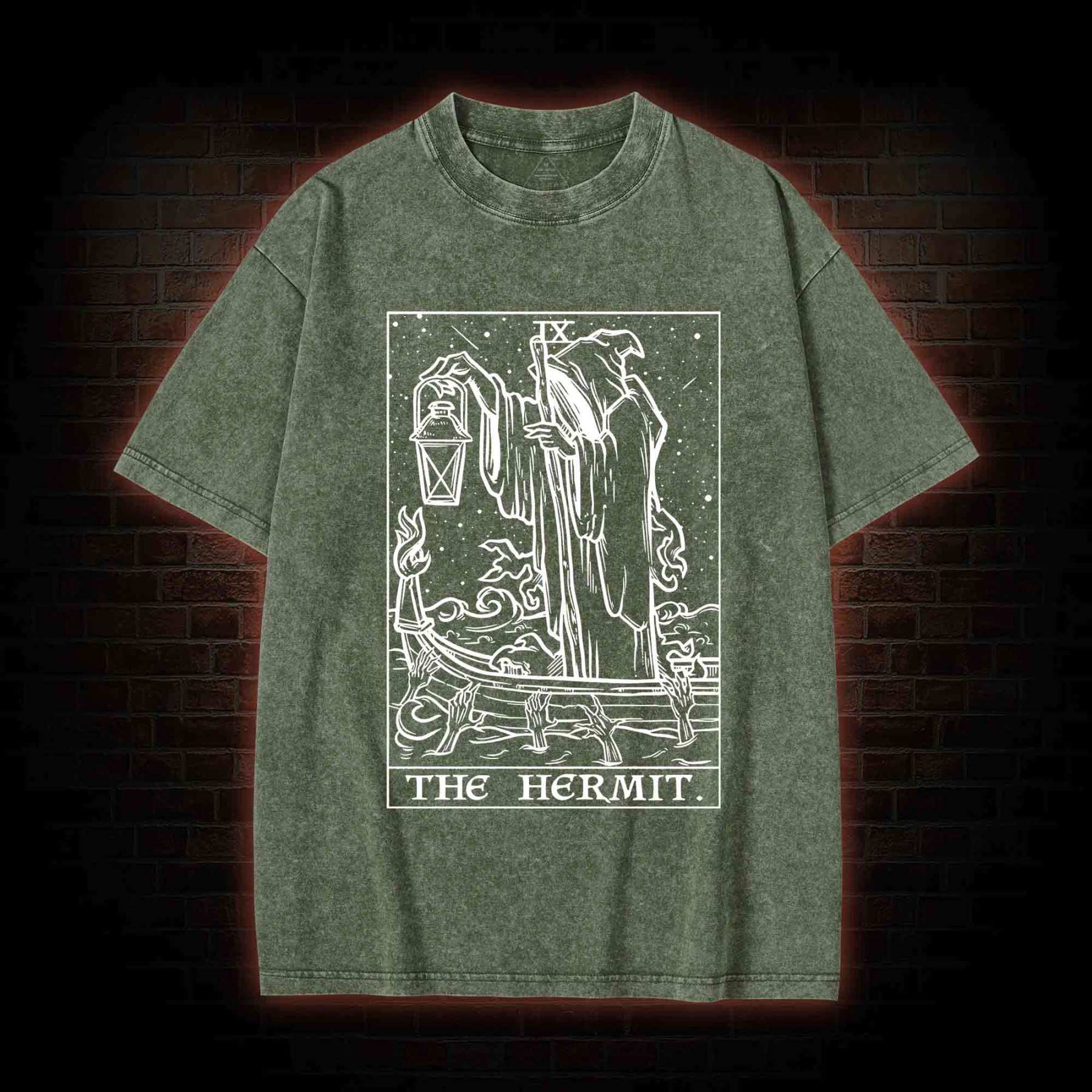 The Hermit  Washed T-shirt