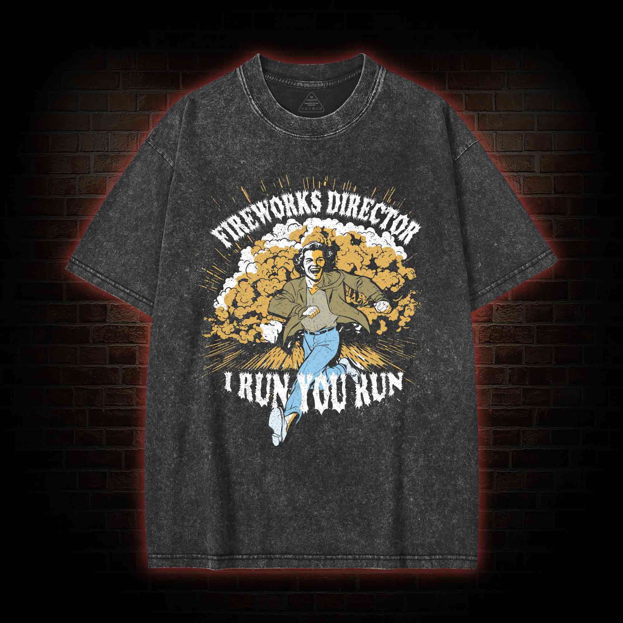  Fireworks Director Washed T-shirt