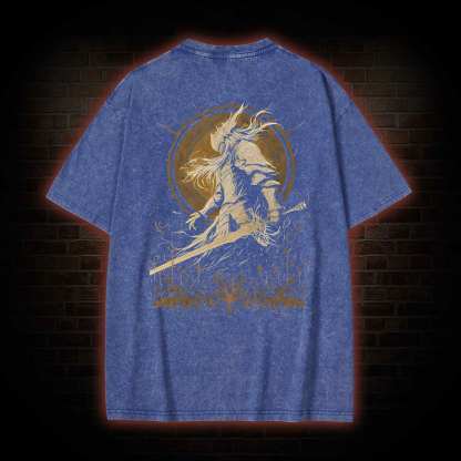 Not Rot Front Back Washed T-shirt