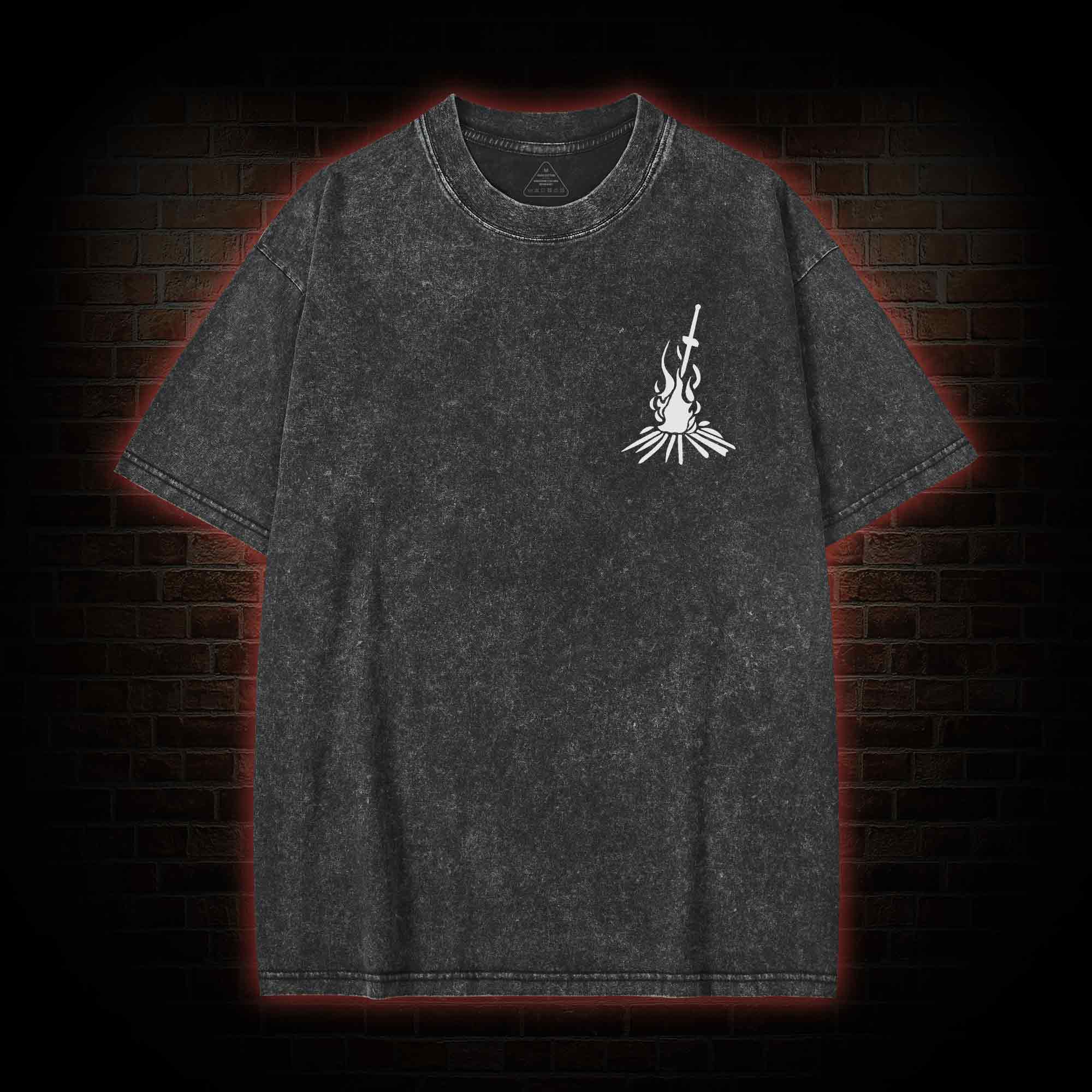 Into the Abyss Front Back Washed T-shirt