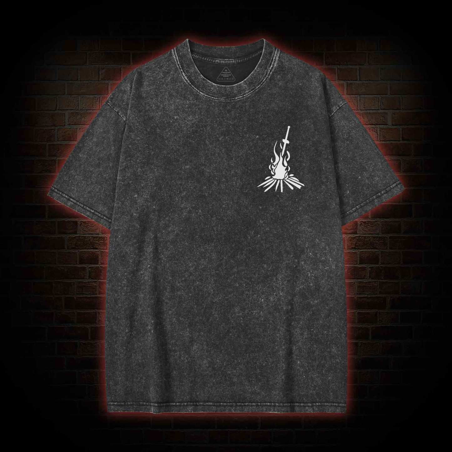 Into the Abyss Front Back Washed T-shirt