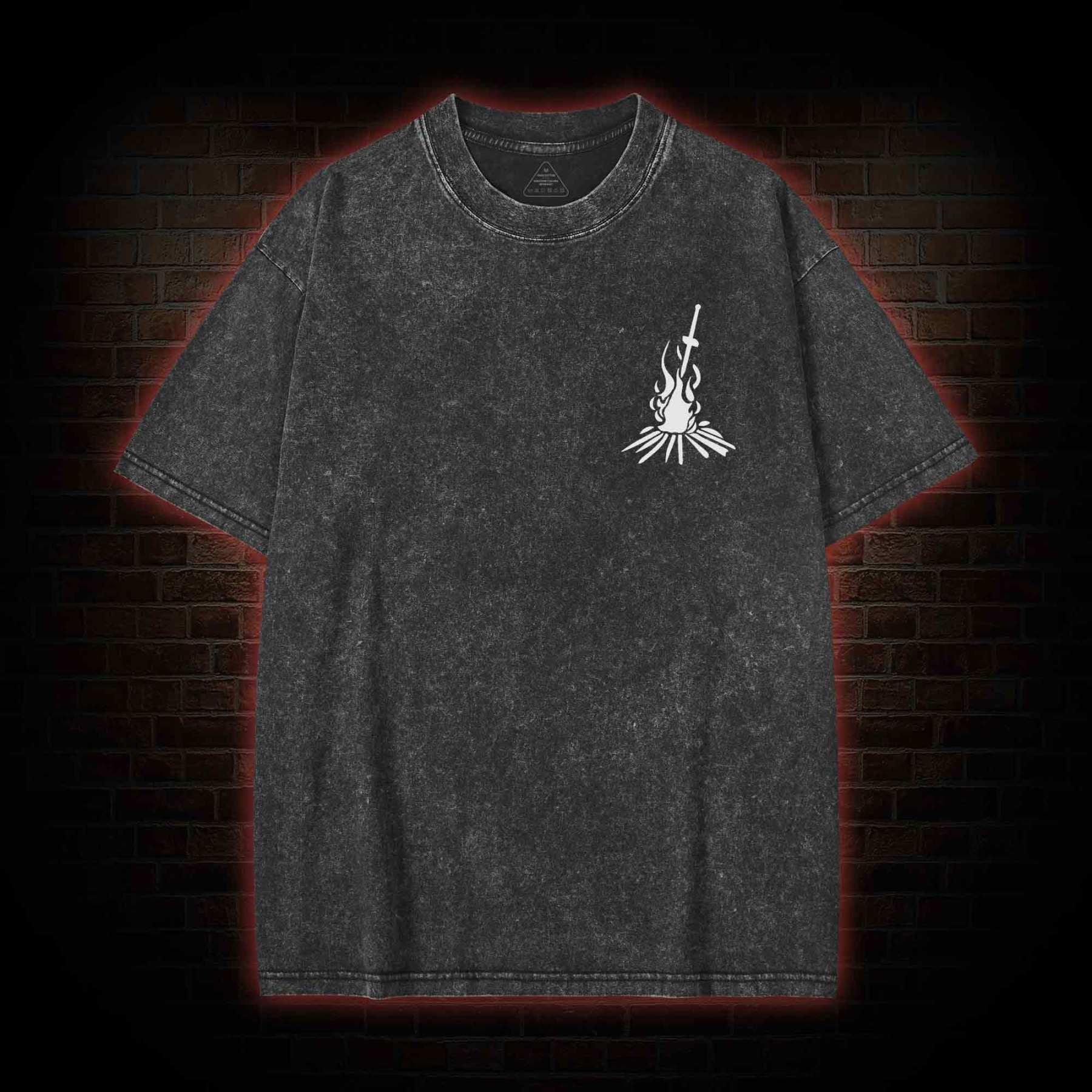 Into the Abyss Front Back Washed T-shirt