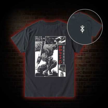 Berserk Guts Back Print T-Shirt