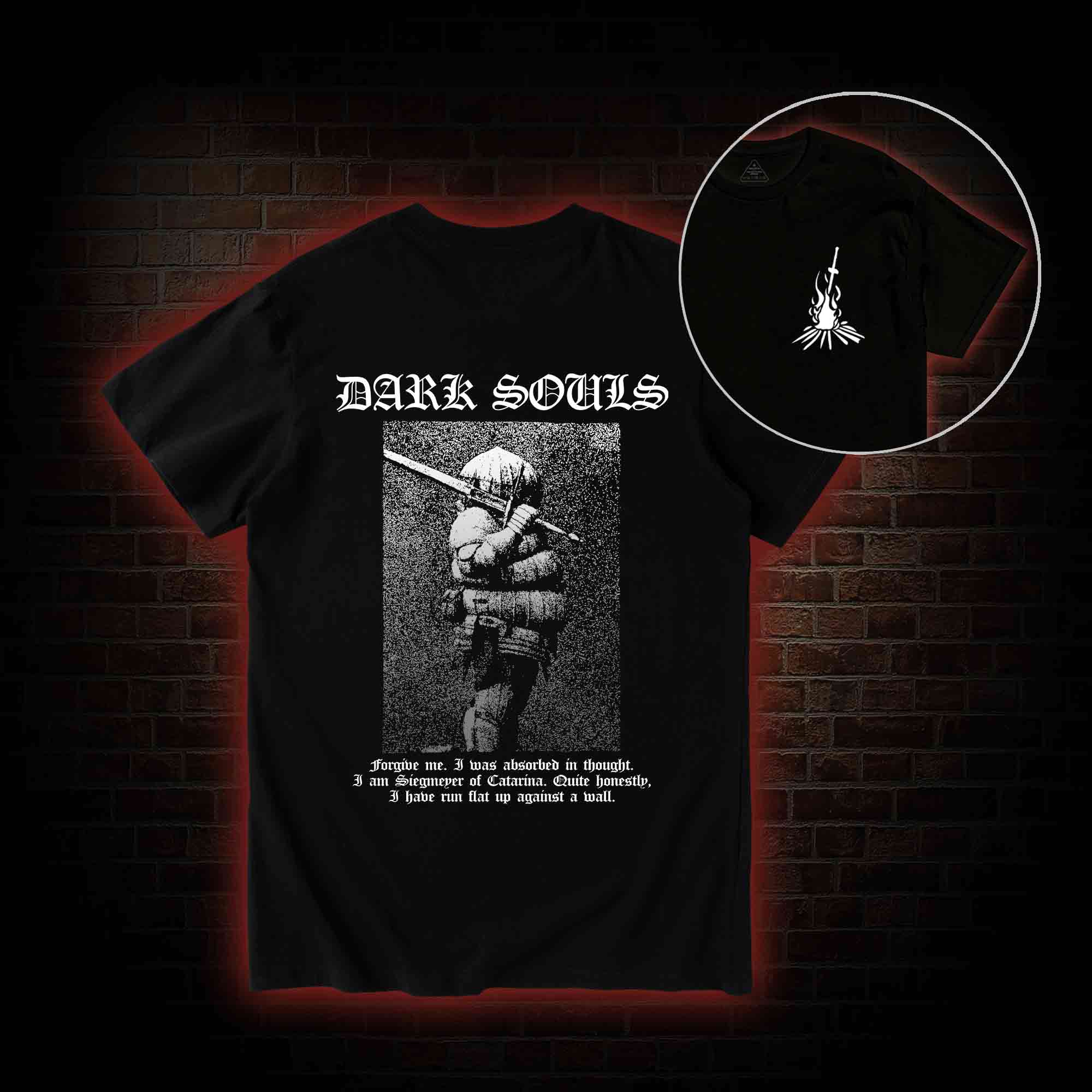 Onion Knight Back Print T-Shirt