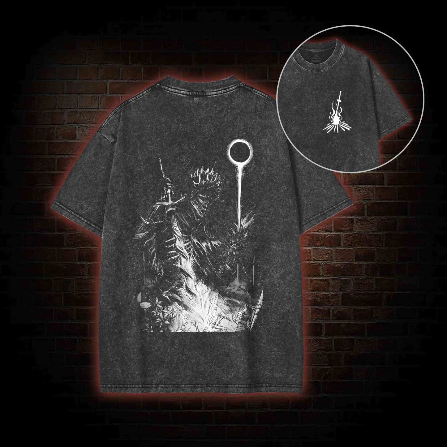 The Final One Back Print Washed T-shirt