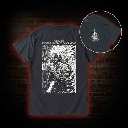 The Black Blade Back Print T-Shirt