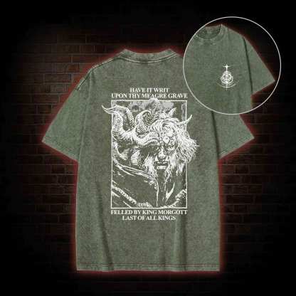 Wilful Traitors All Back Print Washed T-shirt