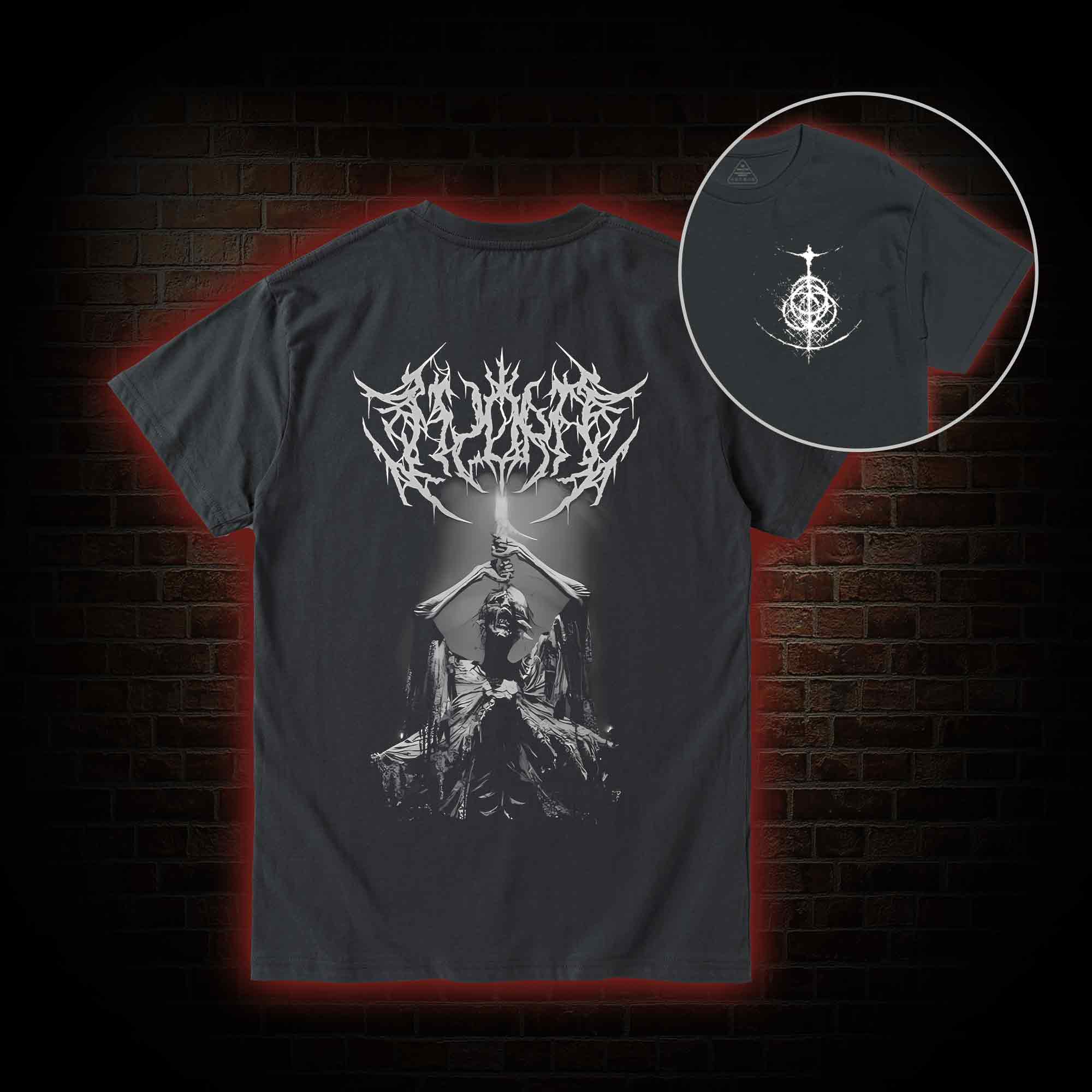 Forgive Me Back Print T-Shirt