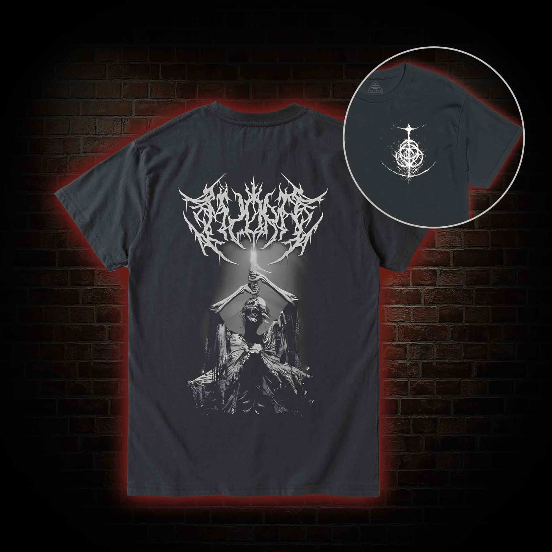 Forgive Me Back Print T-Shirt