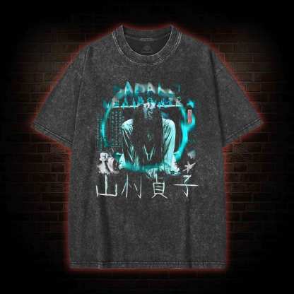 Ghost in TV Washed T-shirt