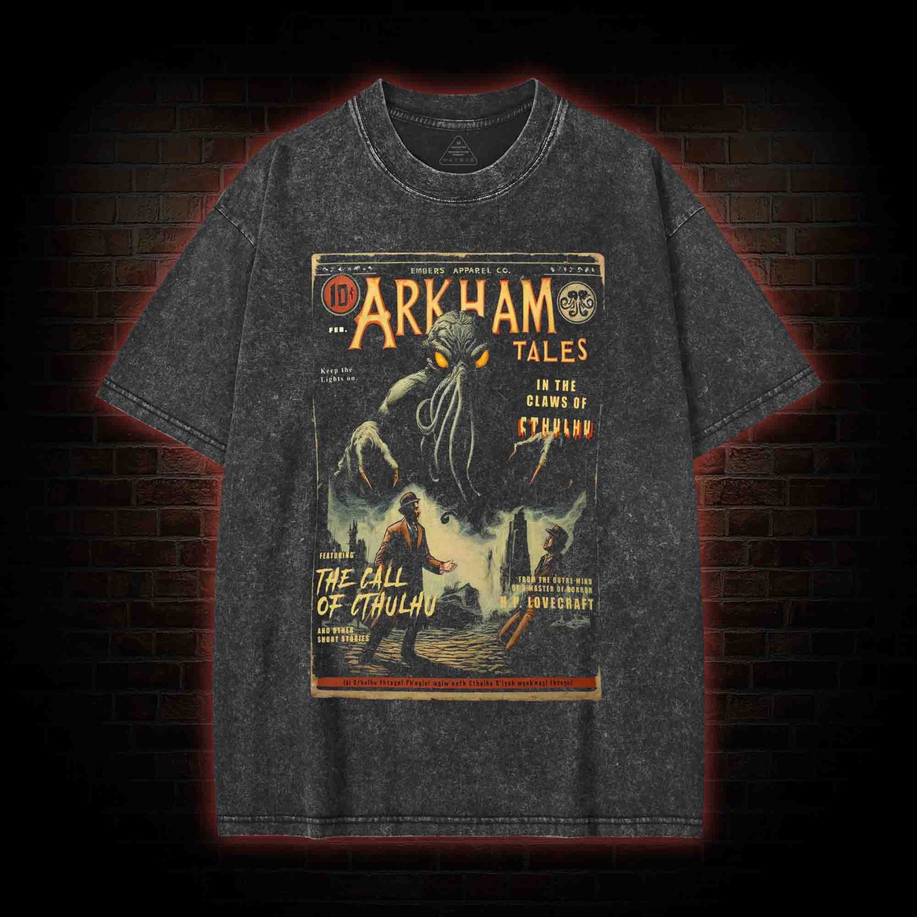 The Call of Cthulhu Washed T-shirt