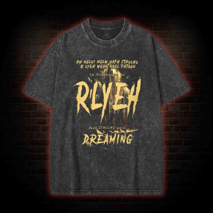 R'lyeh Arkham Horror Washed T-shirt