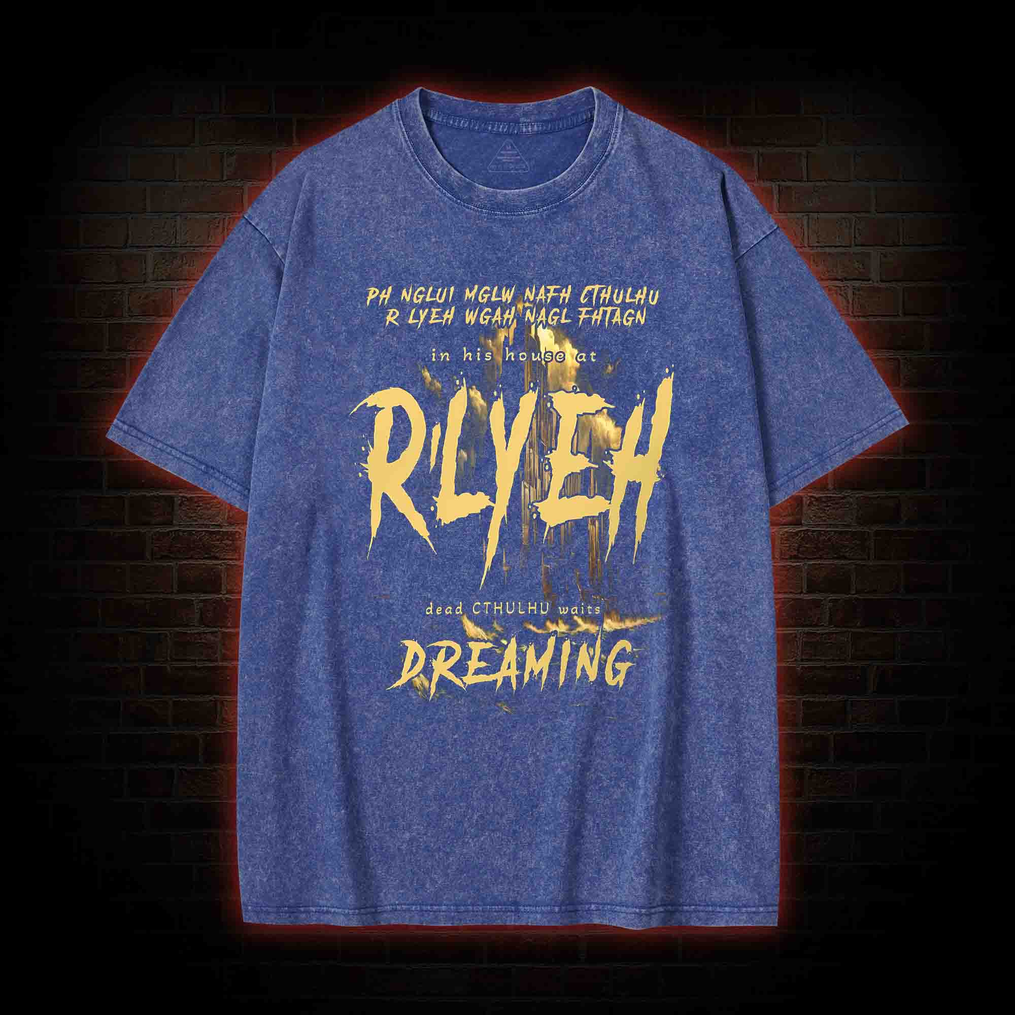 R'lyeh Arkham Horror Washed T-shirt