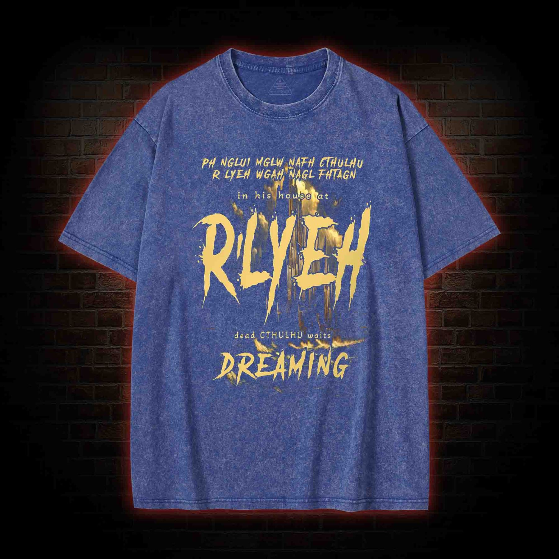 R'lyeh Arkham Horror Washed T-shirt