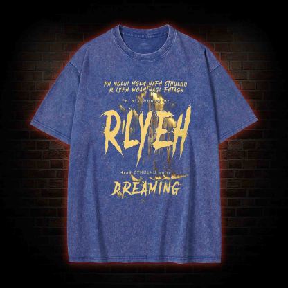 R'lyeh Arkham Horror Washed T-shirt