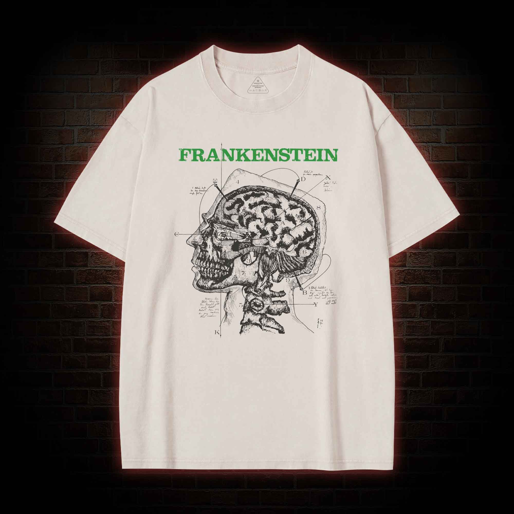 Frankenstein Inner Mind Washed T-shirt
