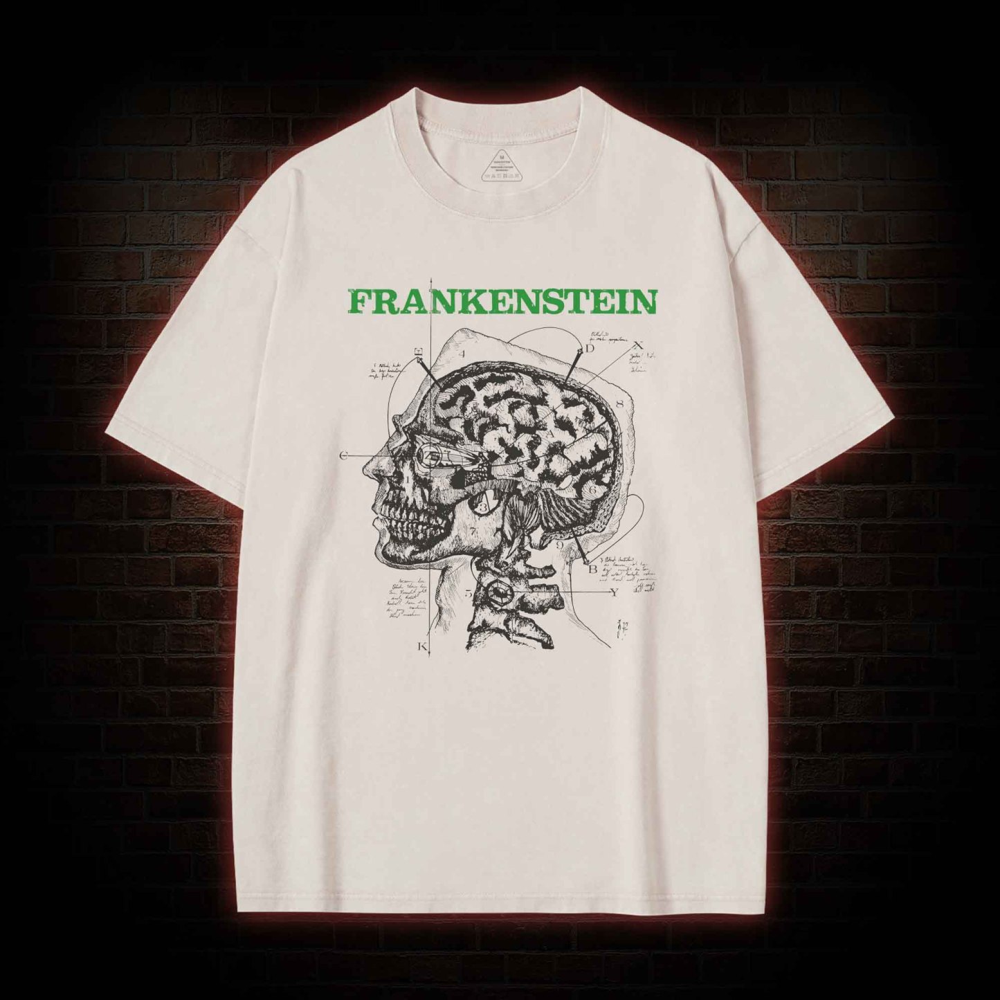 Frankenstein Inner Mind Washed T-shirt
