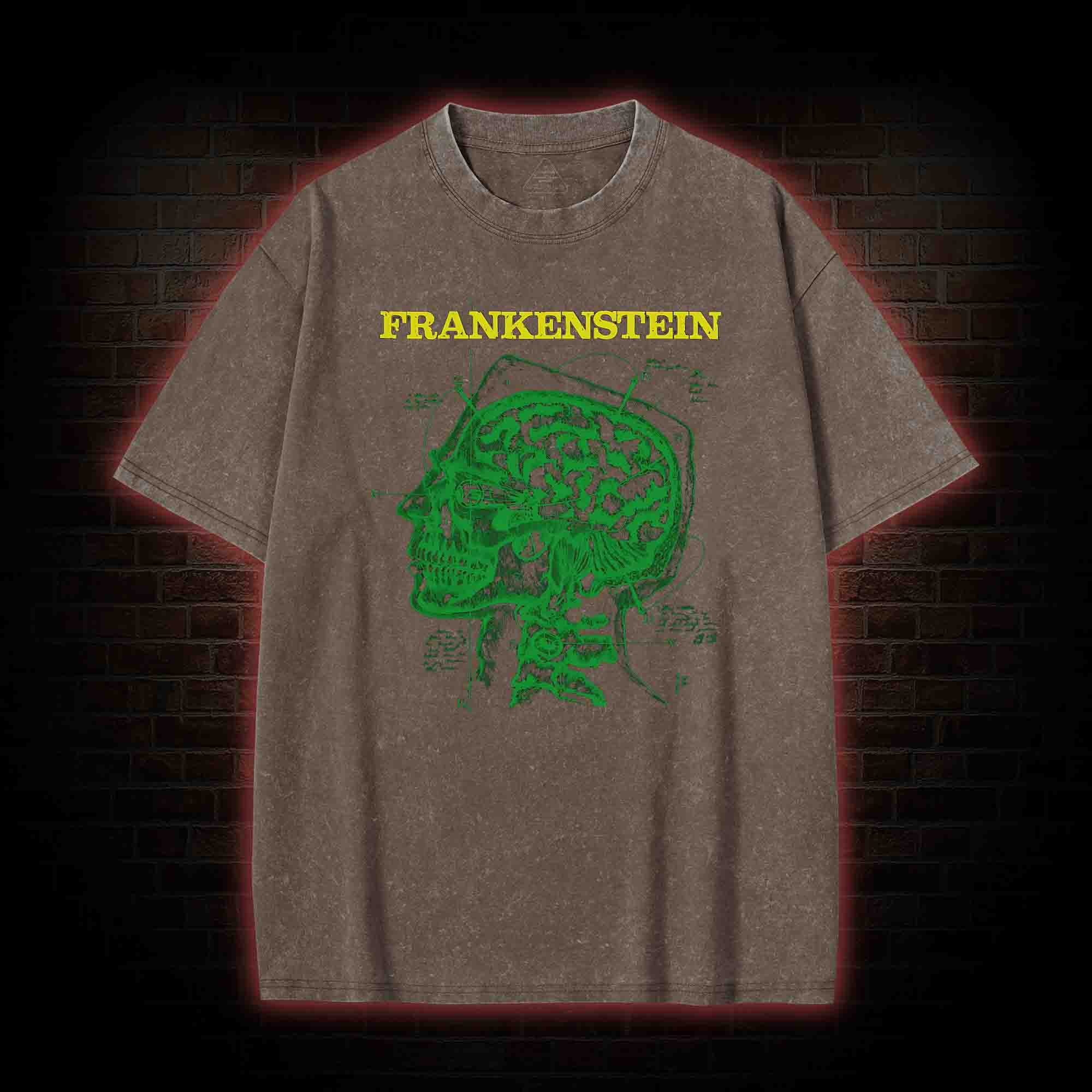 Frankenstein Inner Mind Washed T-shirt