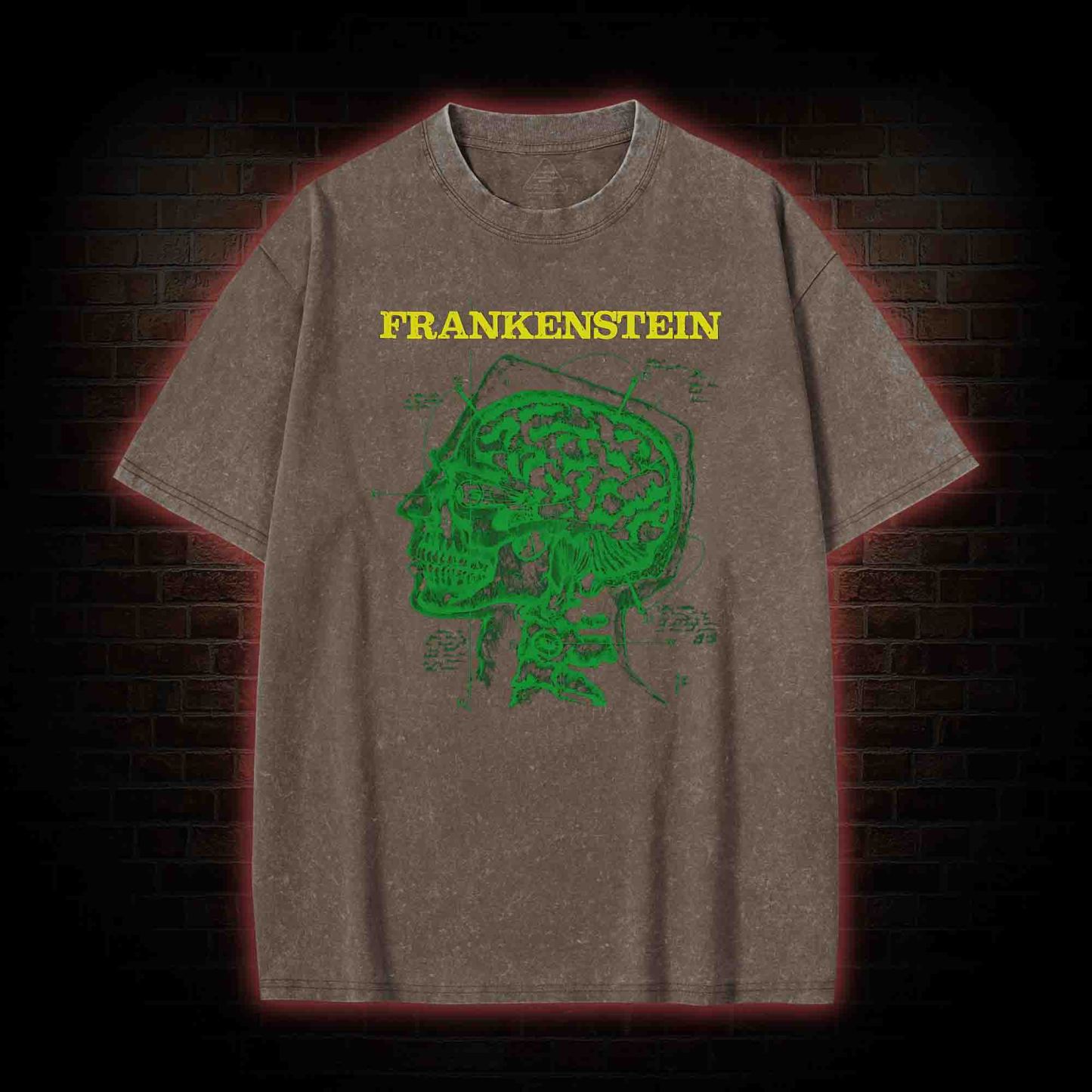 Frankenstein Inner Mind Washed T-shirt
