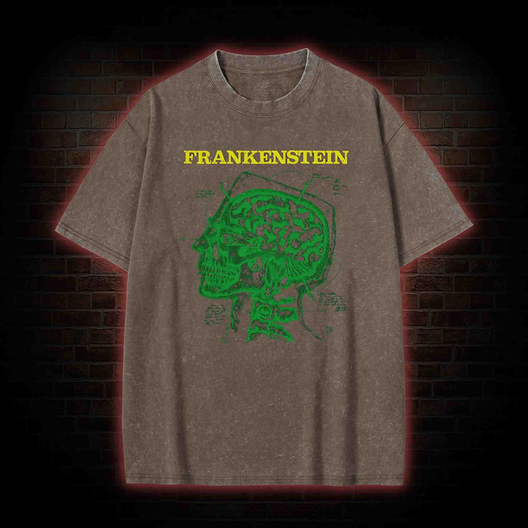 Frankenstein Inner Mind Washed T-shirt