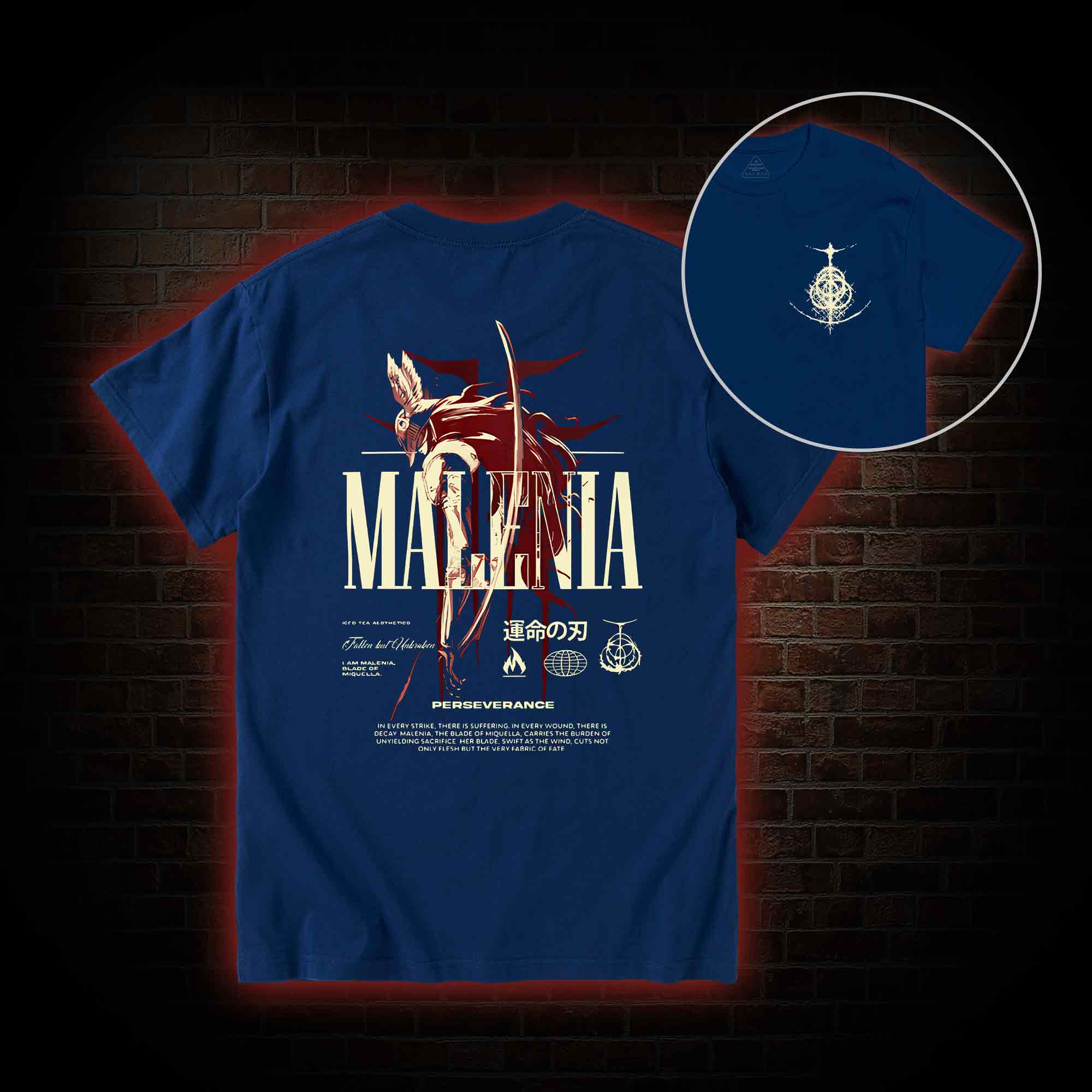 Cursed Goddess Back Print T-Shirt