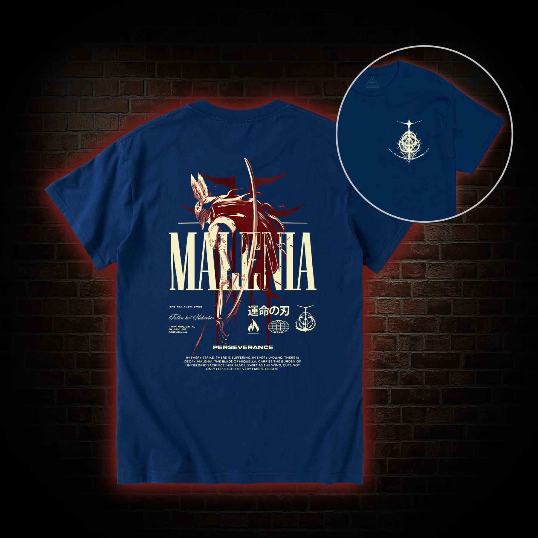 Cursed Goddess Back Print T-Shirt