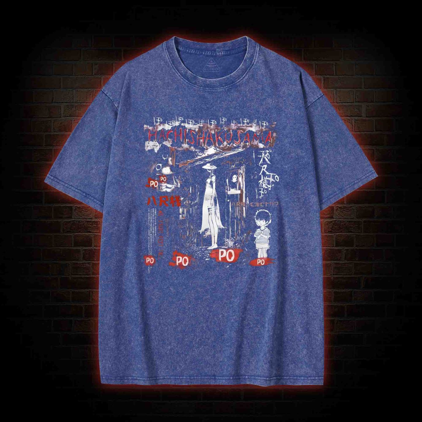 Hachishakusama Washed T-shirt