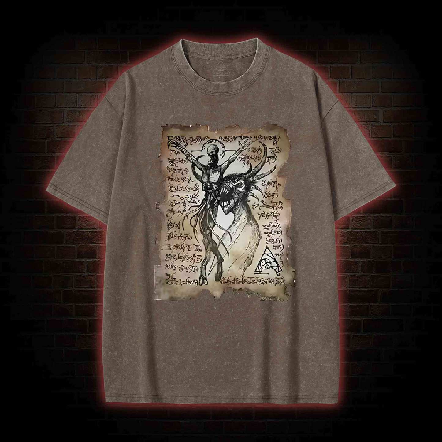 Cthulhu Occult Washed T-shirt