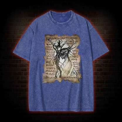 Cthulhu Occult Washed T-shirt