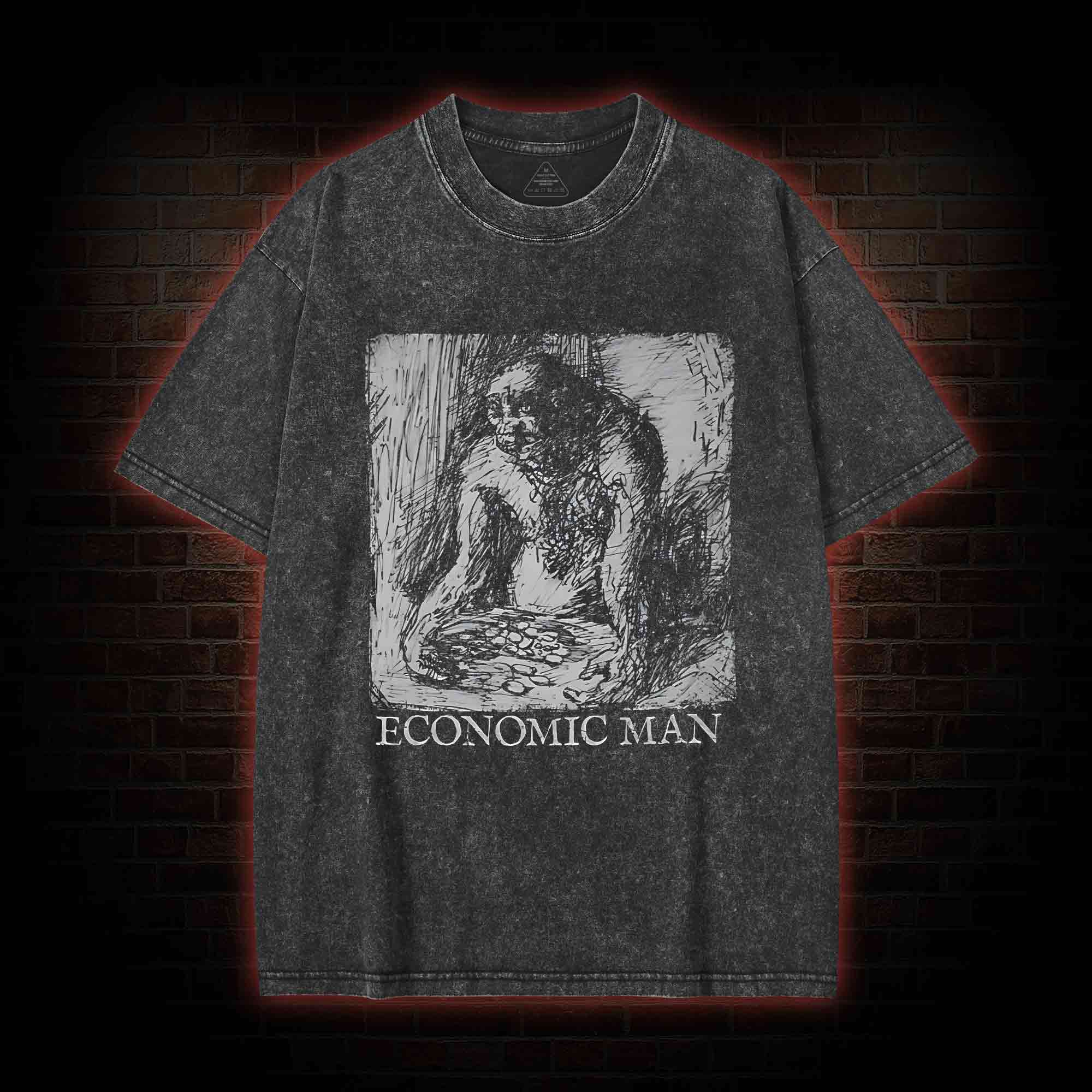 Economic Man Washed T-shirt