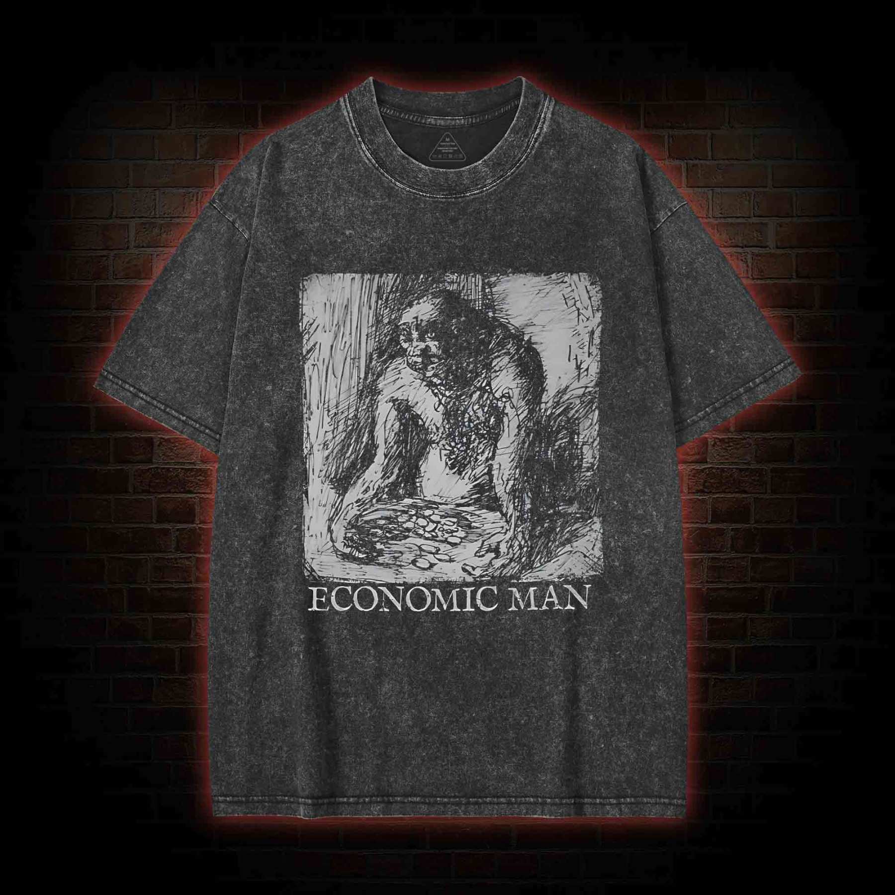 Economic Man Washed T-shirt