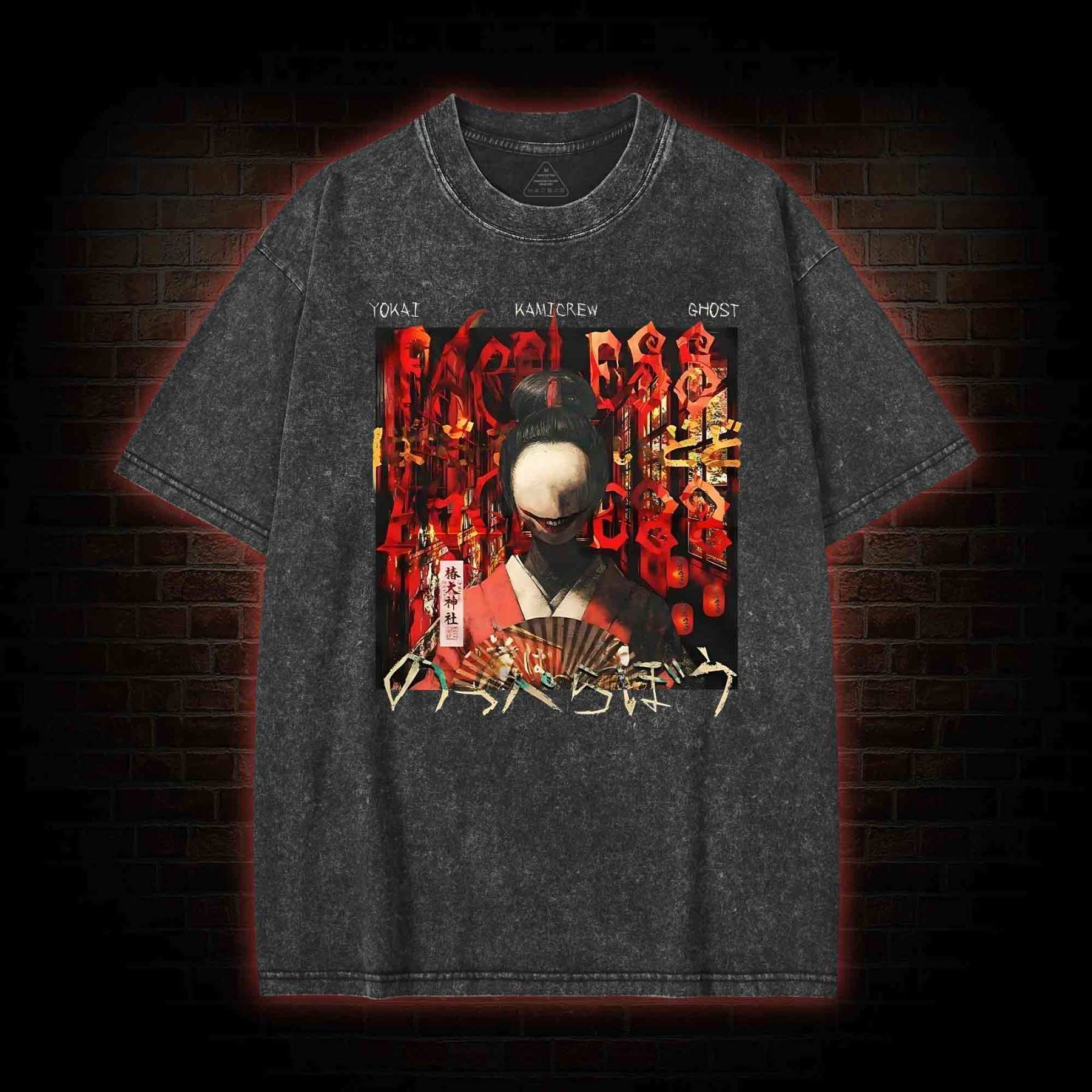 Faceless Ghost Washed T-shirt