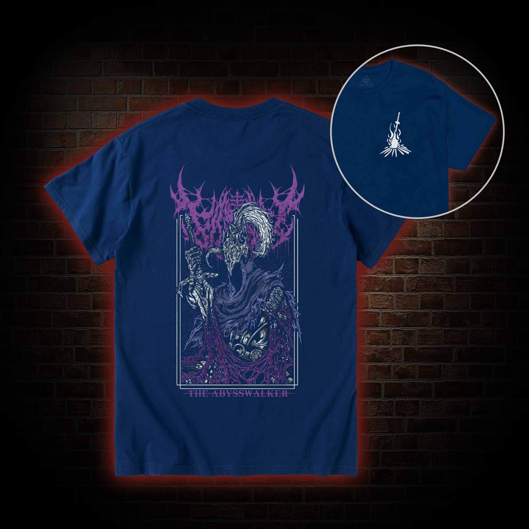 Into the Abyss Back Print T-Shirt