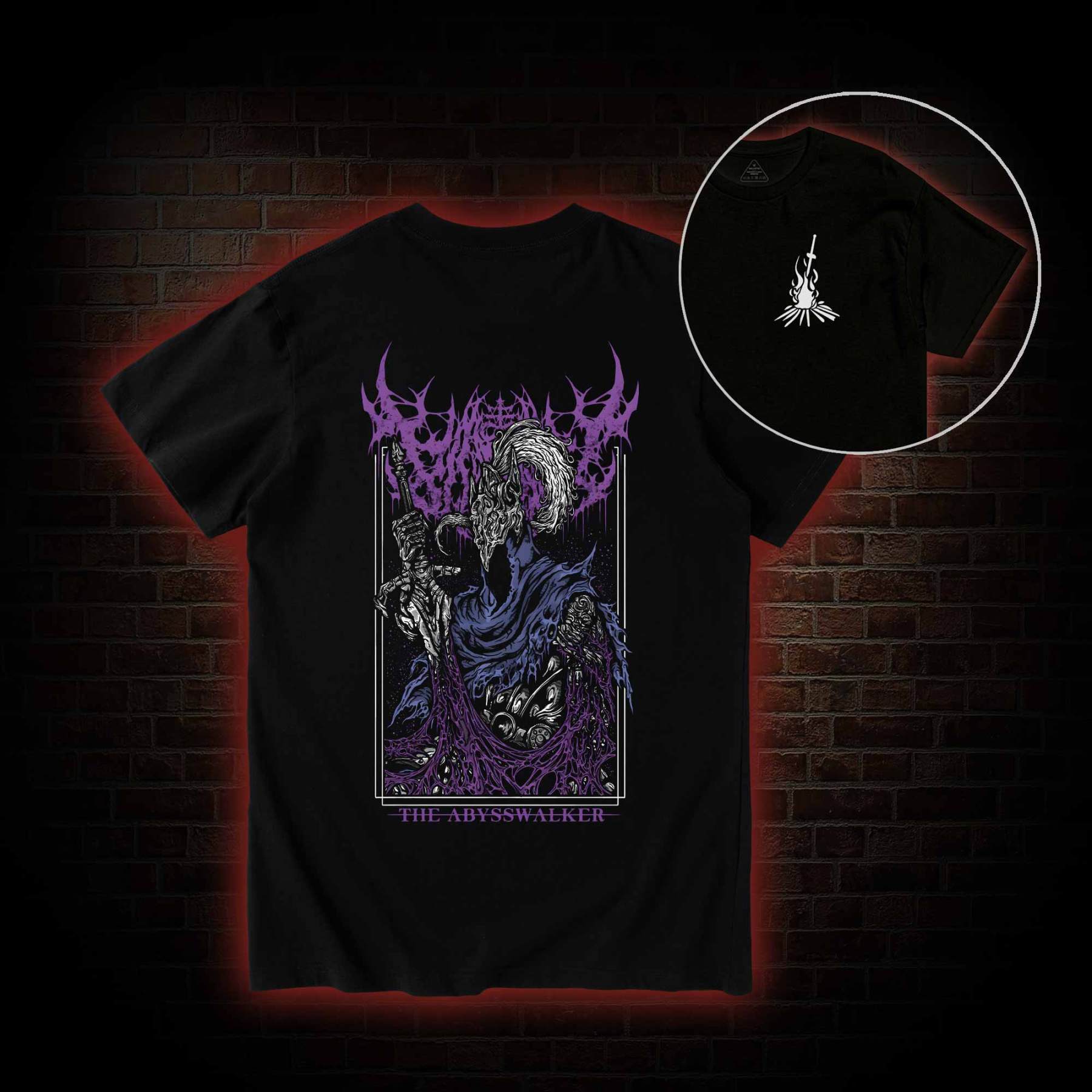Into the Abyss Back Print T-Shirt