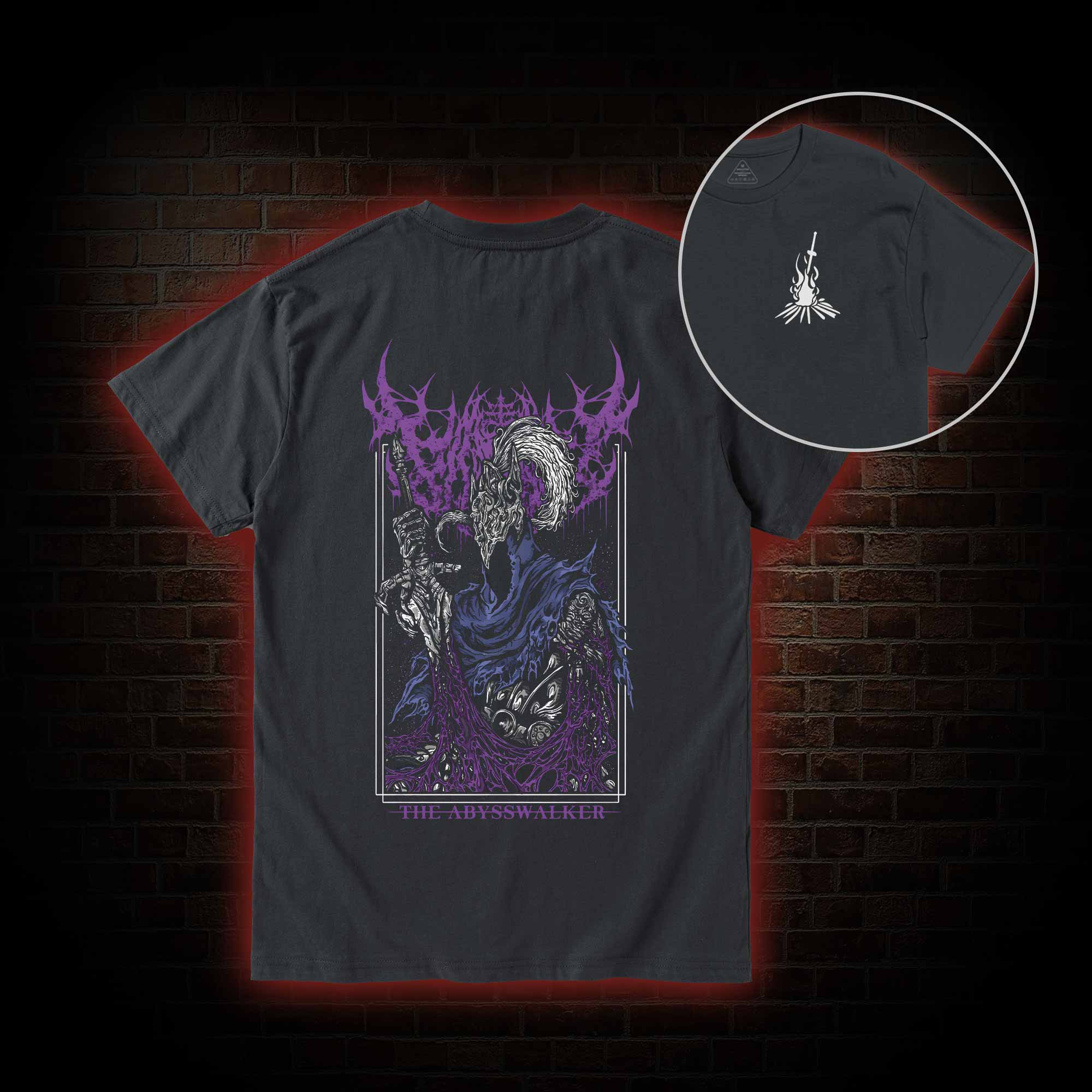 Into the Abyss Back Print T-Shirt