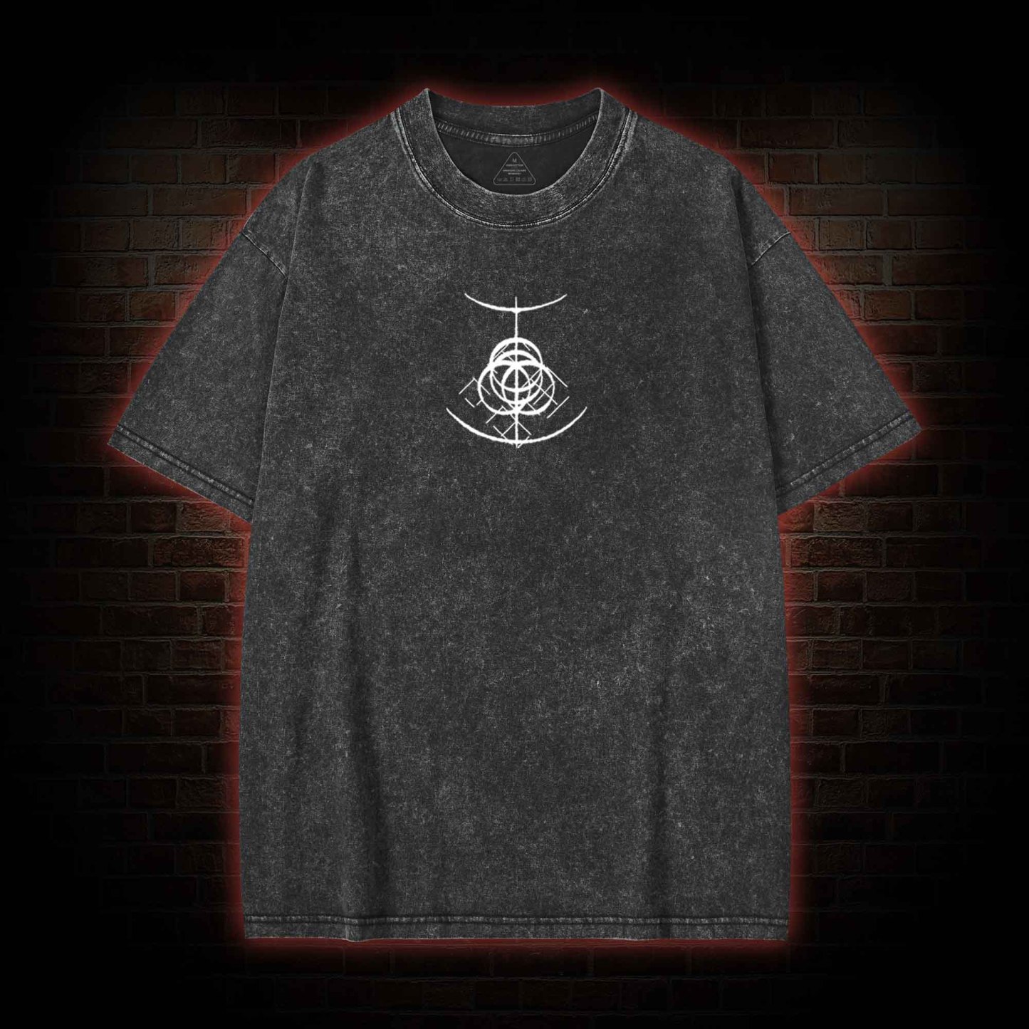 I Dreamt for So Long back print Washed T-shirt