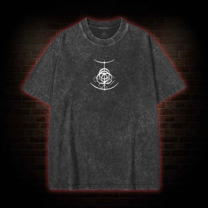 I Dreamt for So Long back print Washed T-shirt