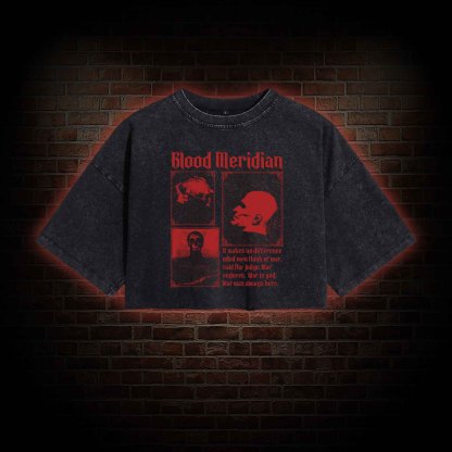 Blood Meridian Vintage Washed Cropped T-shirts