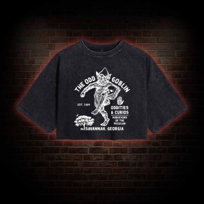 The Odd Goblin Washed Cropped T-shirts