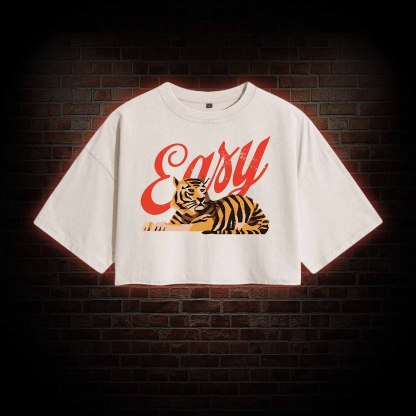 Easy Tiger Washed Cropped T-shirts