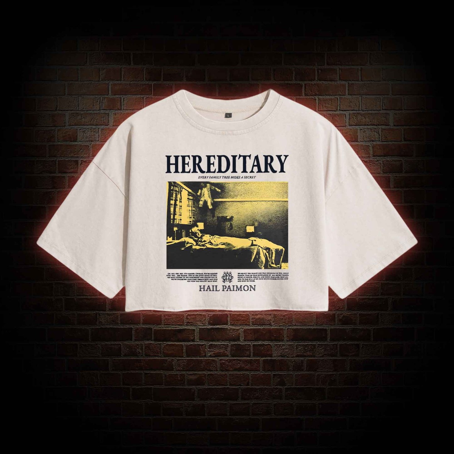 Every Family Tree Hides A Secret Washed Cropped T-shirts