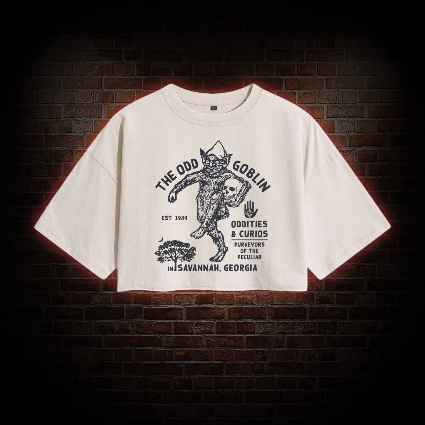 The Odd Goblin Washed Cropped T-shirts